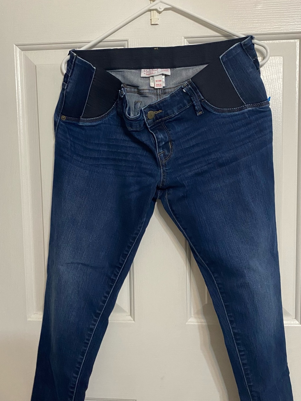 Maternity Dark Blue Stretch Jeans Isabel maternity